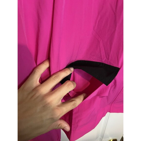 NEW Isabella Full Zip Activewear Jacket Pink Black Long Sleeve XL Zip Pockets - Picture 5 of 16